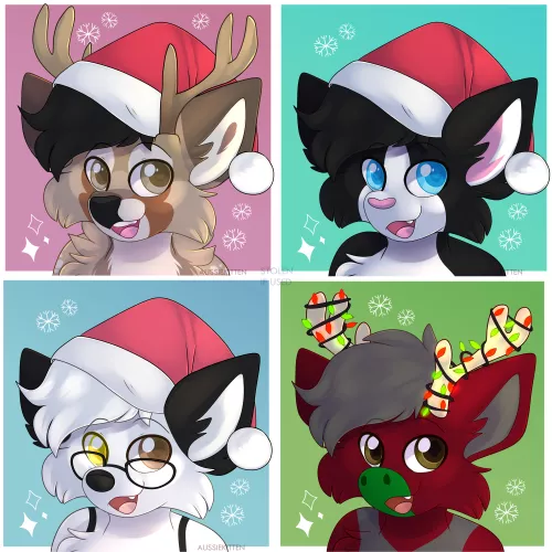 [Holiday themed icons!] [OPEN for commission: $35 USD flat | $40 USD shaded] DM to claim!