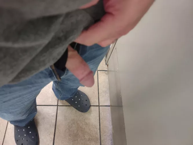 Hope nobody needs this restroom. Behind the exit door. DM open if you want to chat