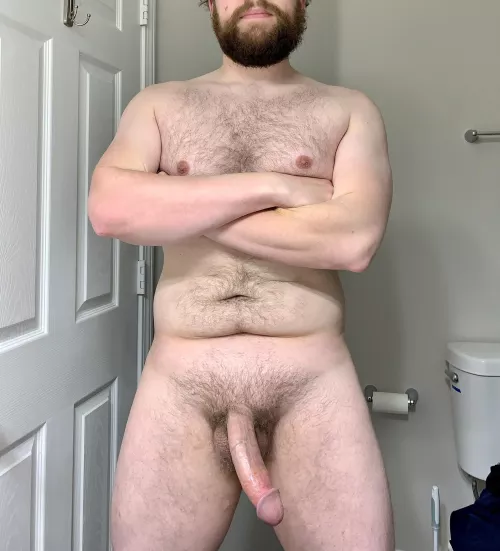Hope you don’t mind if I show off a little bit of dad bod.