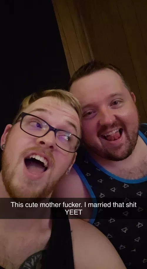 Husband approves my appreciation post.