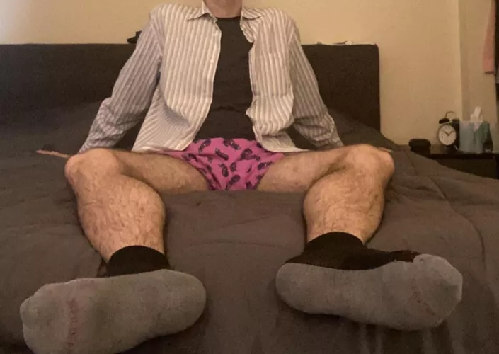 I always put the pants on last