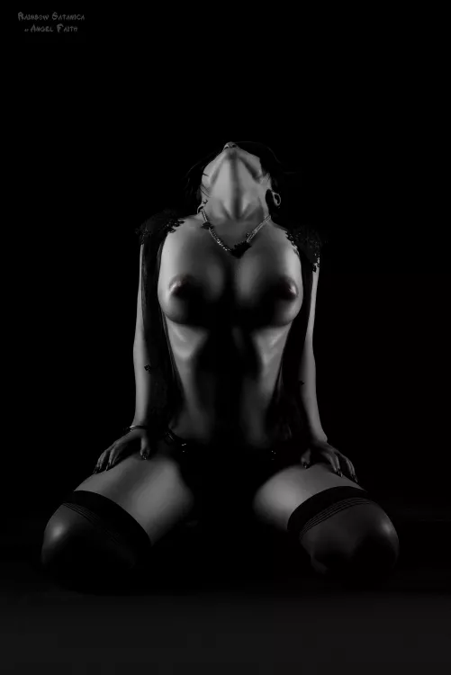 Immerse yourself in this black and white fantasy