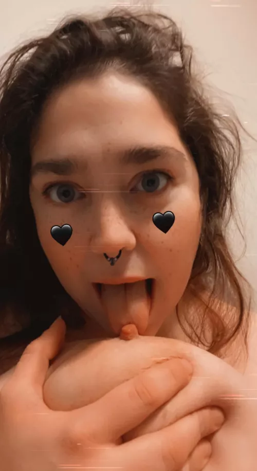 Just a little lick ….