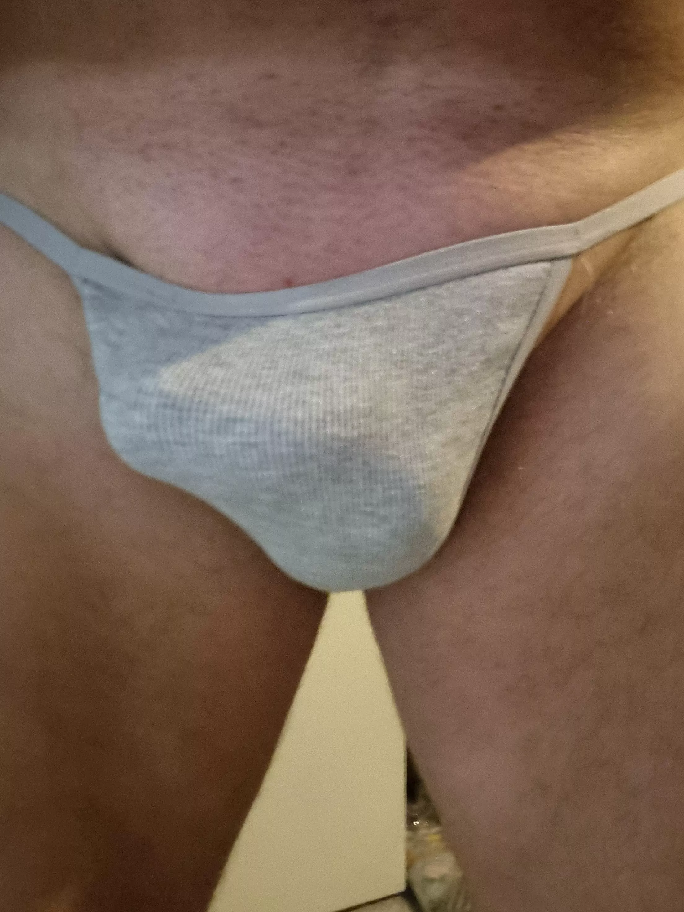 Little grey cotton g string anyone like ?
