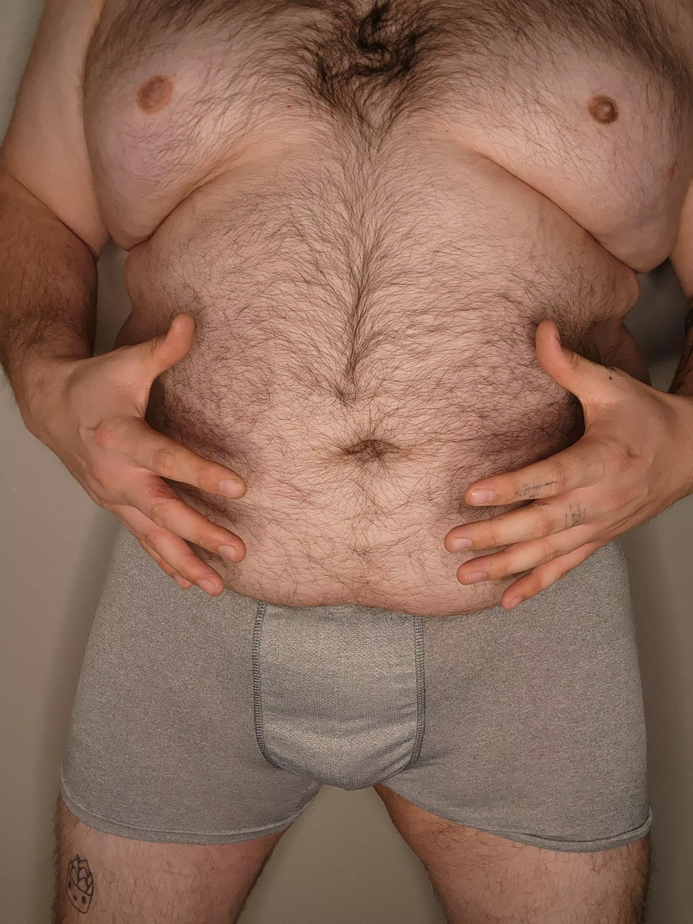 Look at my chest hair curls