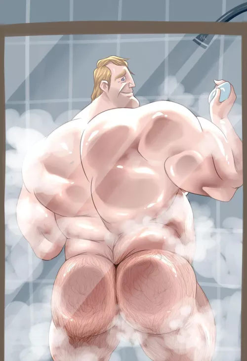 Mr Incredible Shower Time! By Zombiehk