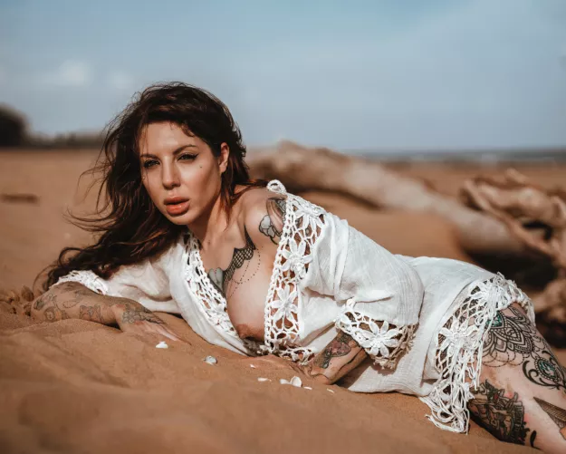 My last sun on the beach