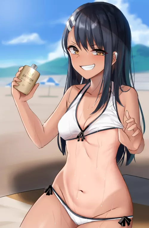 Nagatoro needs you to rub lotion on her, (Shengtian) [Please don't bully me Nagatoro]