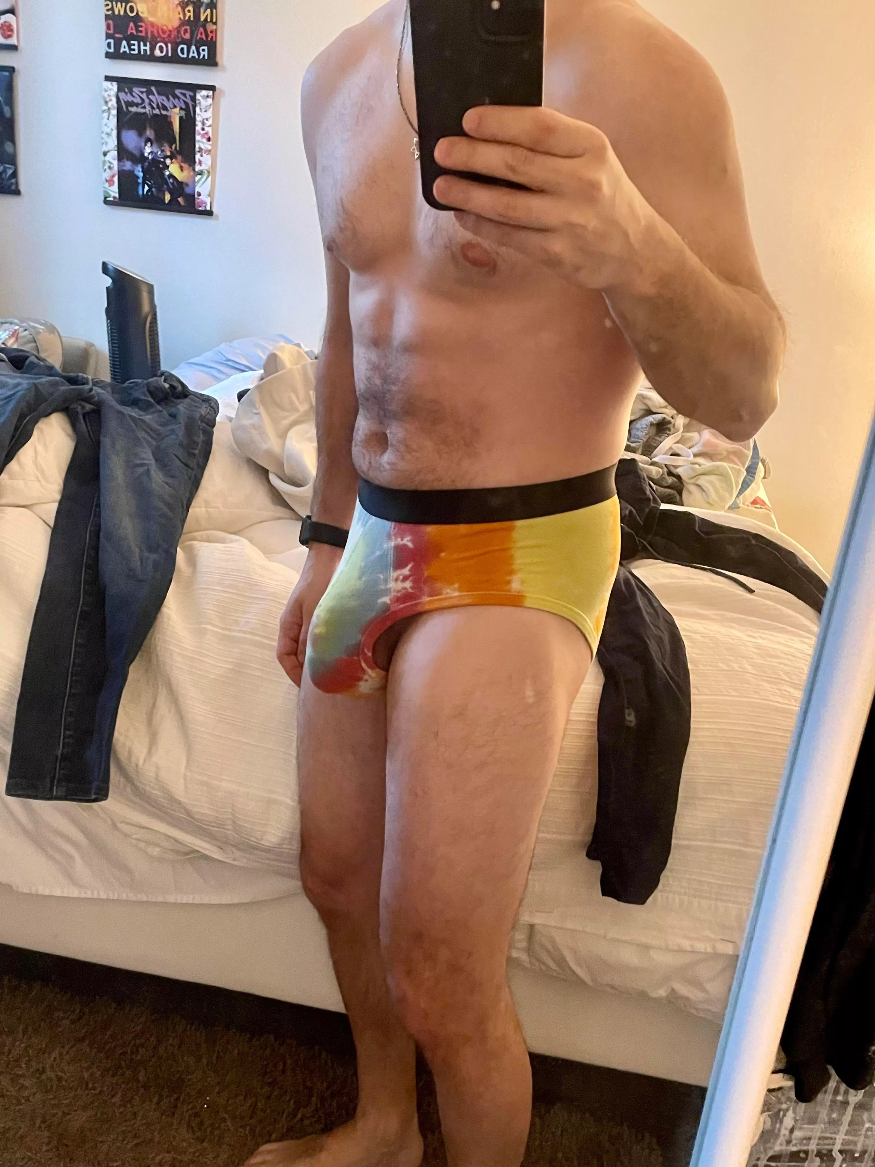 Not all posts need to be nudes. Wishing a mf couple were on my knees peeling these undies off