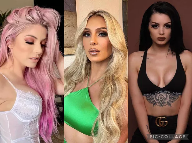 On my knees desperate to be dominated and humiliated by Alexa, Charlotte or Paige / Saraya