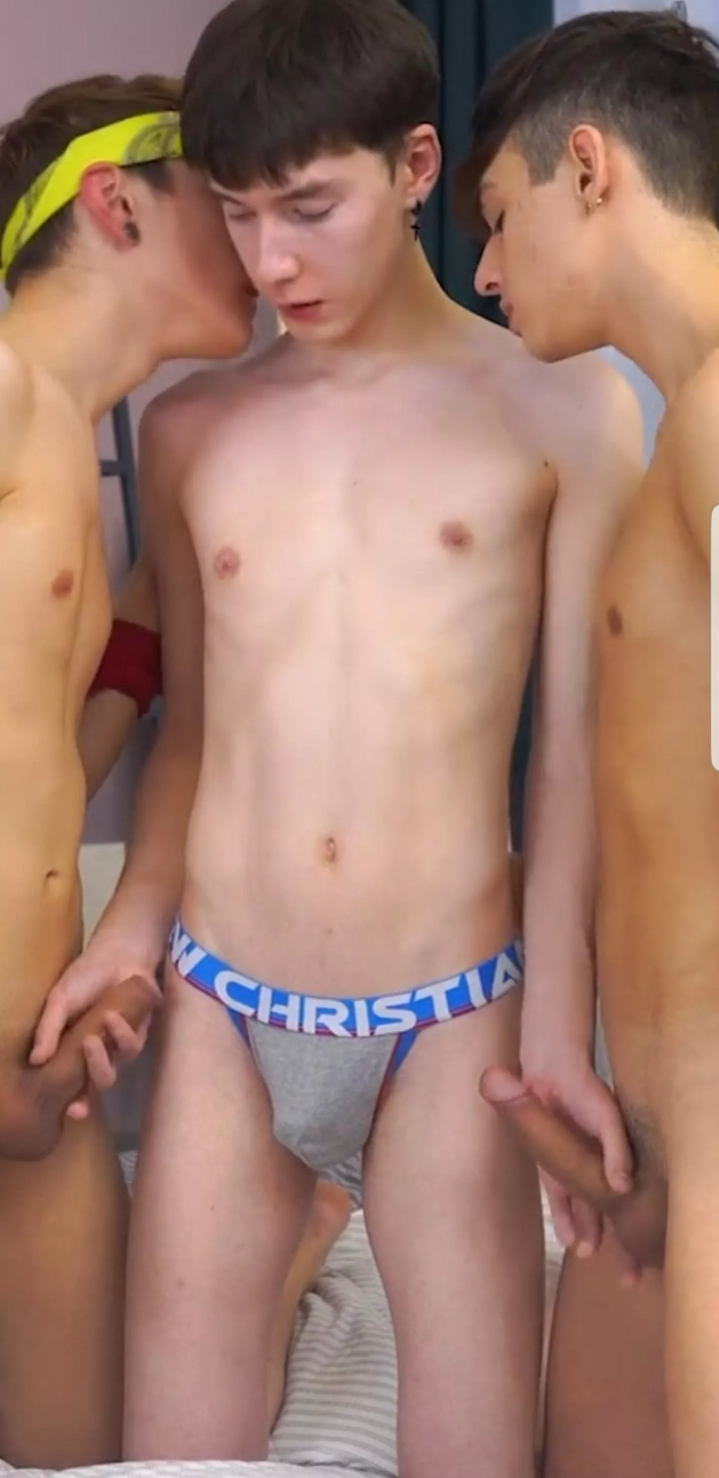 one cock for each hand