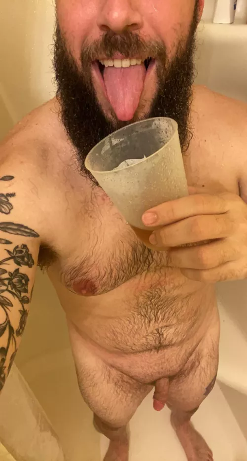 Post work shower with a little whiskey added in, anyone want to join me?