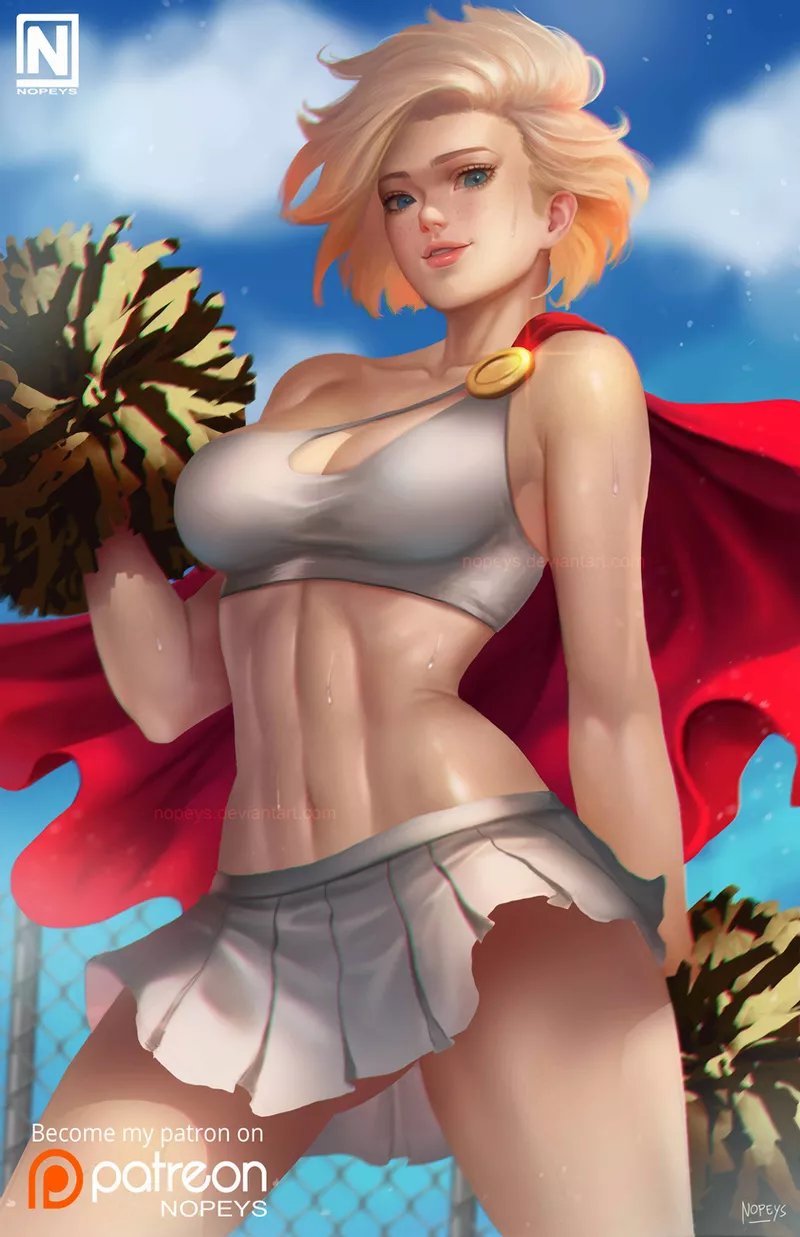 Power Girl Cheerleader (Nopeys) [DC]