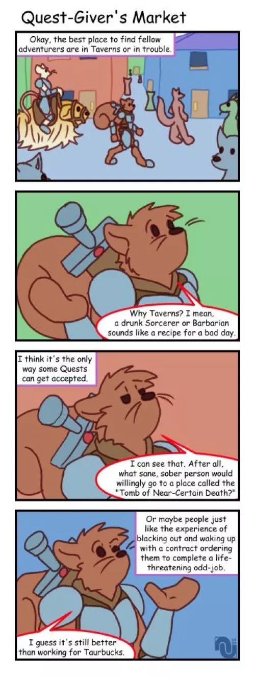 Quest-Giver's Market by NenanaUso