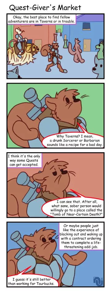 Quest-Giver's Market by NenanaUso