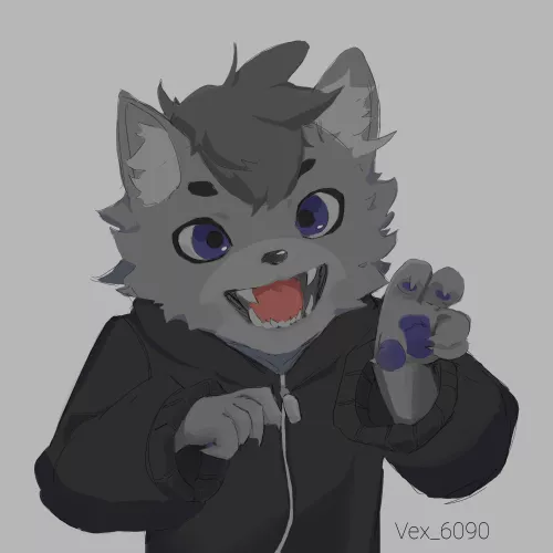 RAWR! Did I scare you? (Art by me, Vex_6090)