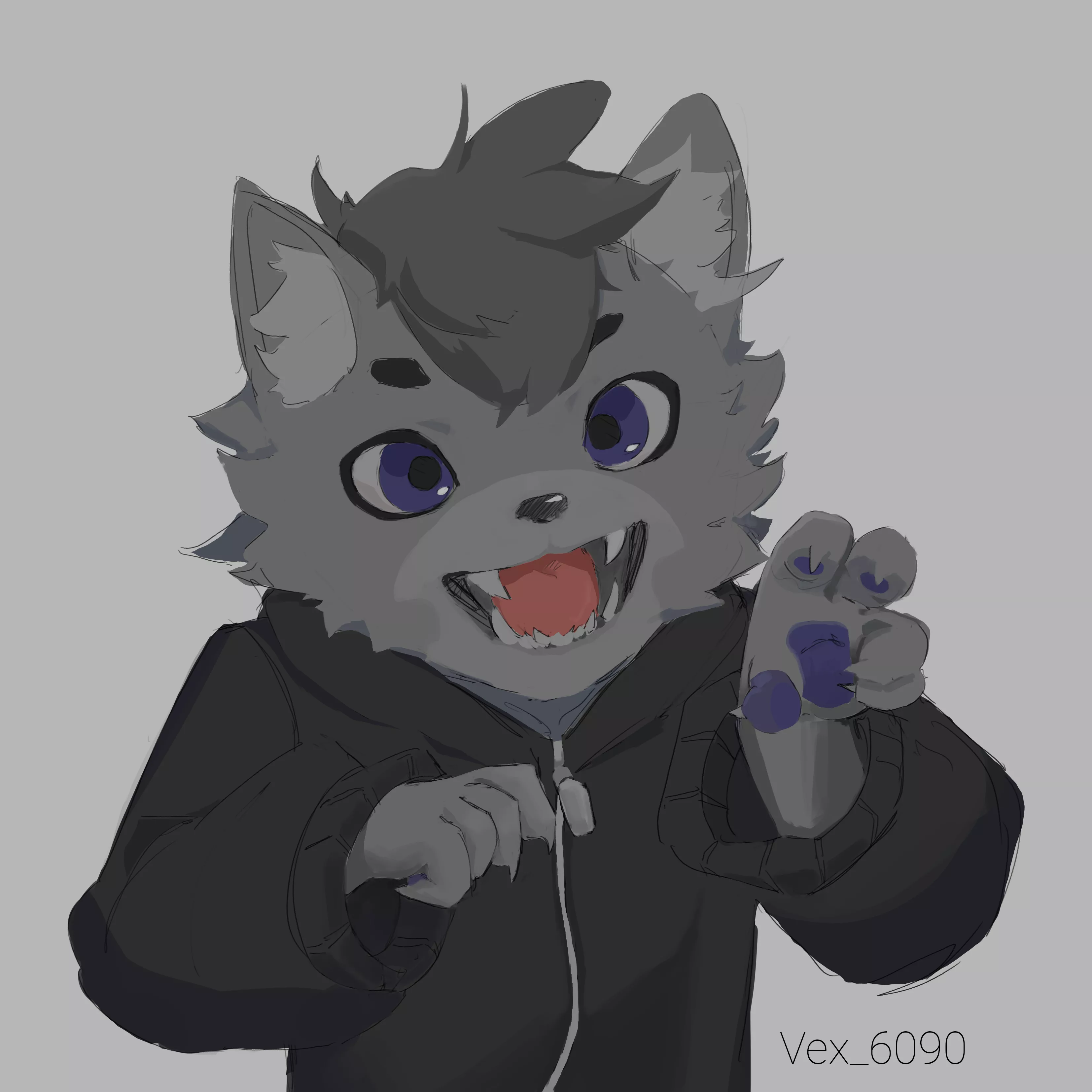 RAWR! Did I scare you? (Art by me, Vex_6090)