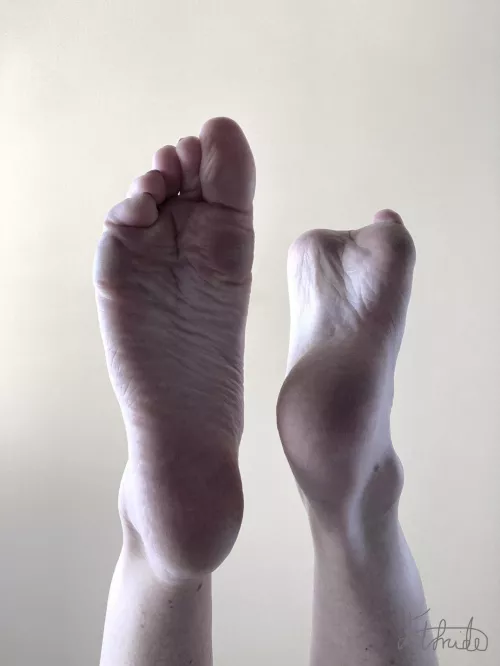 Scrunch and flex, like my soles?