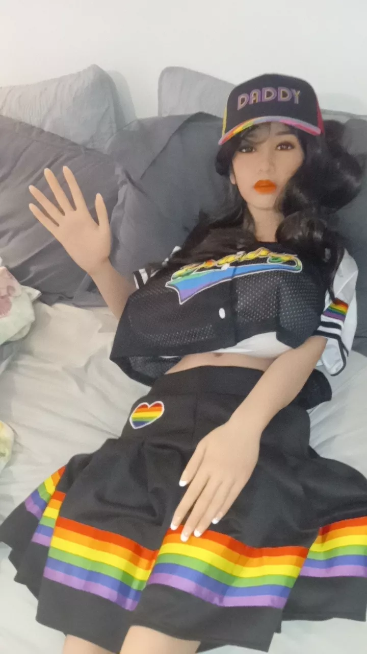 She flew in on vacation from South Korea, shes staying a bit longer than expected, life happens.