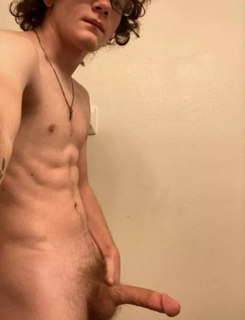 Showing off before a shower