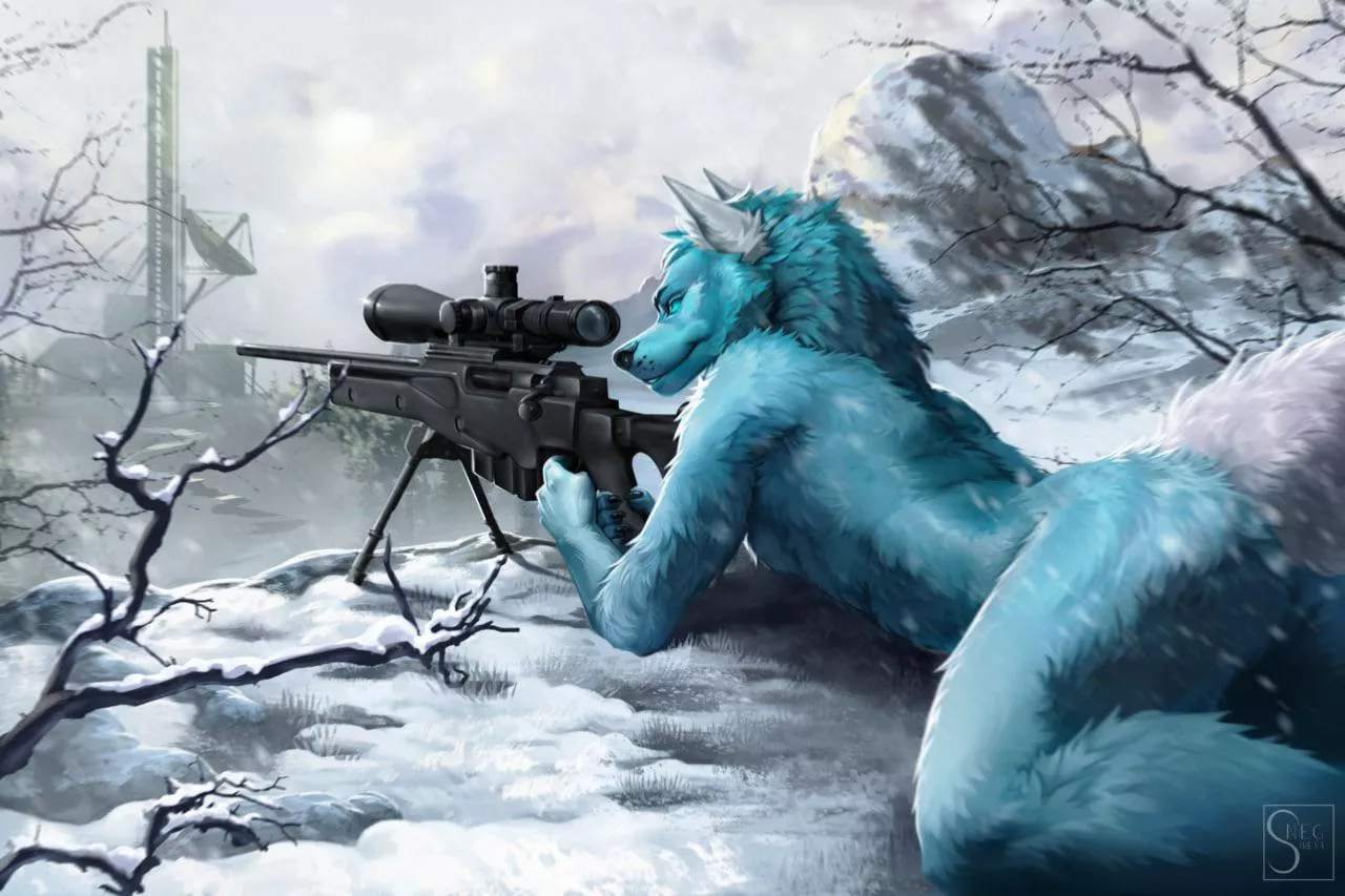Snow Sniper - art by me