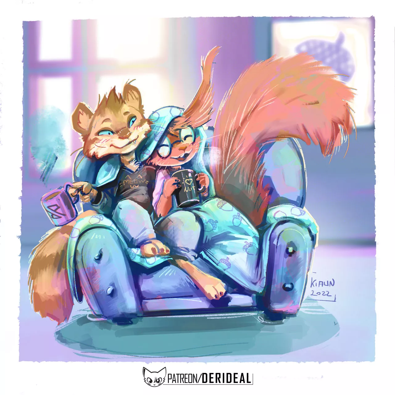 snuggles (art by me)