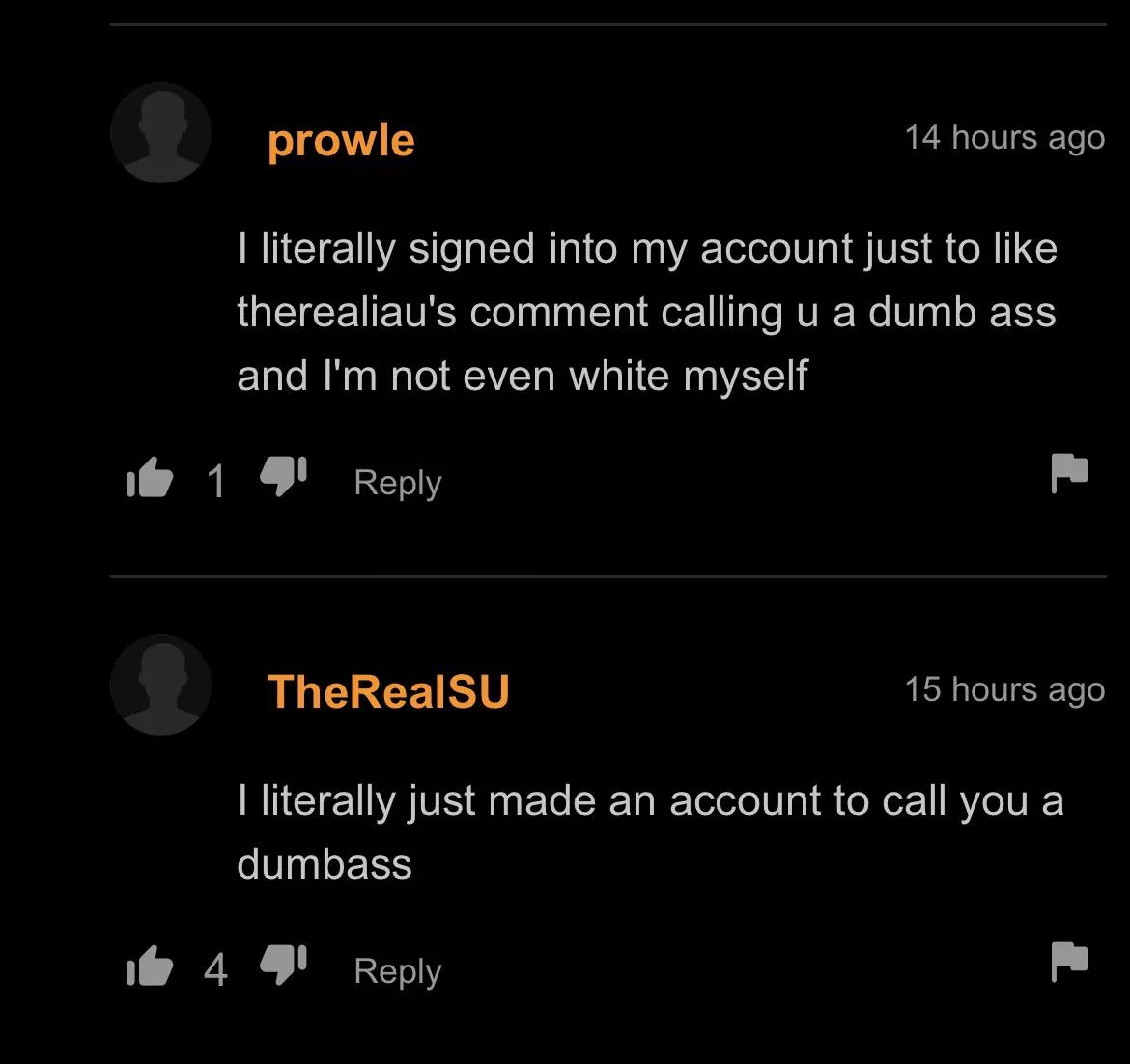 The dumbassery was too much to handle