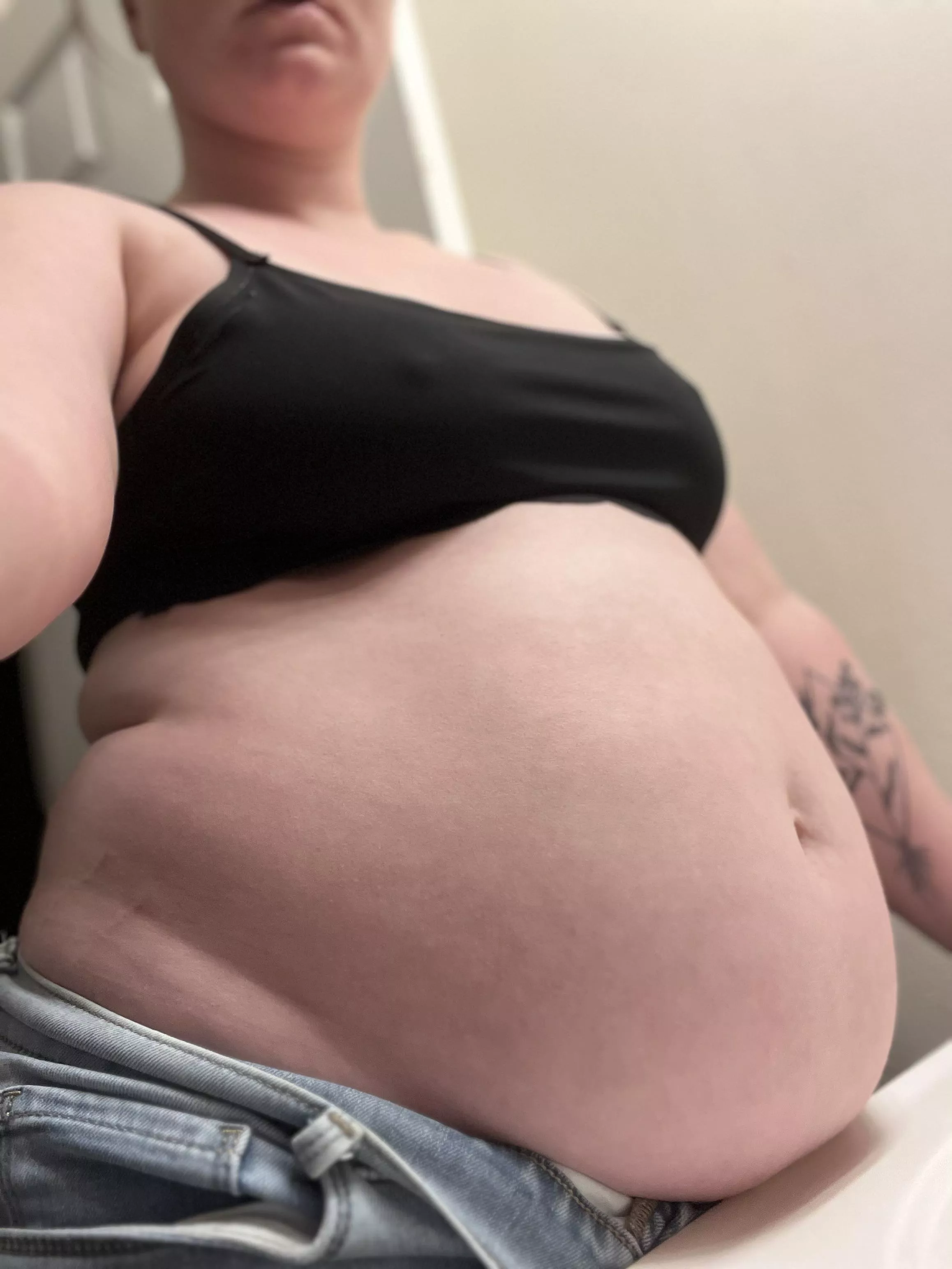 This belly is starting to need some support