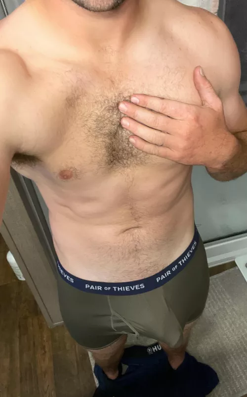 Thought about your wife and got a semi.