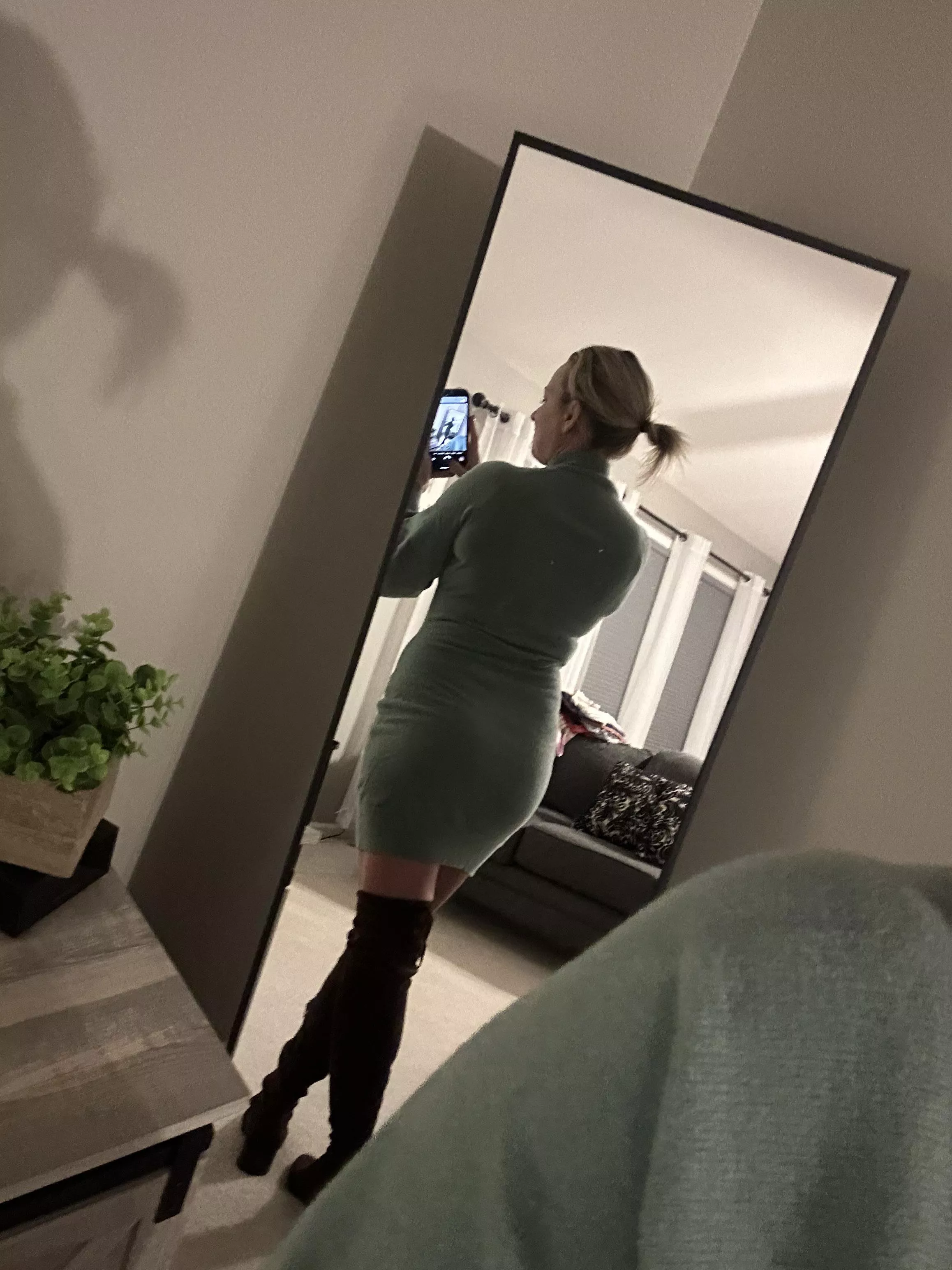 Told hubby I’m going shopping. I think he noticed I didn’t wear panties