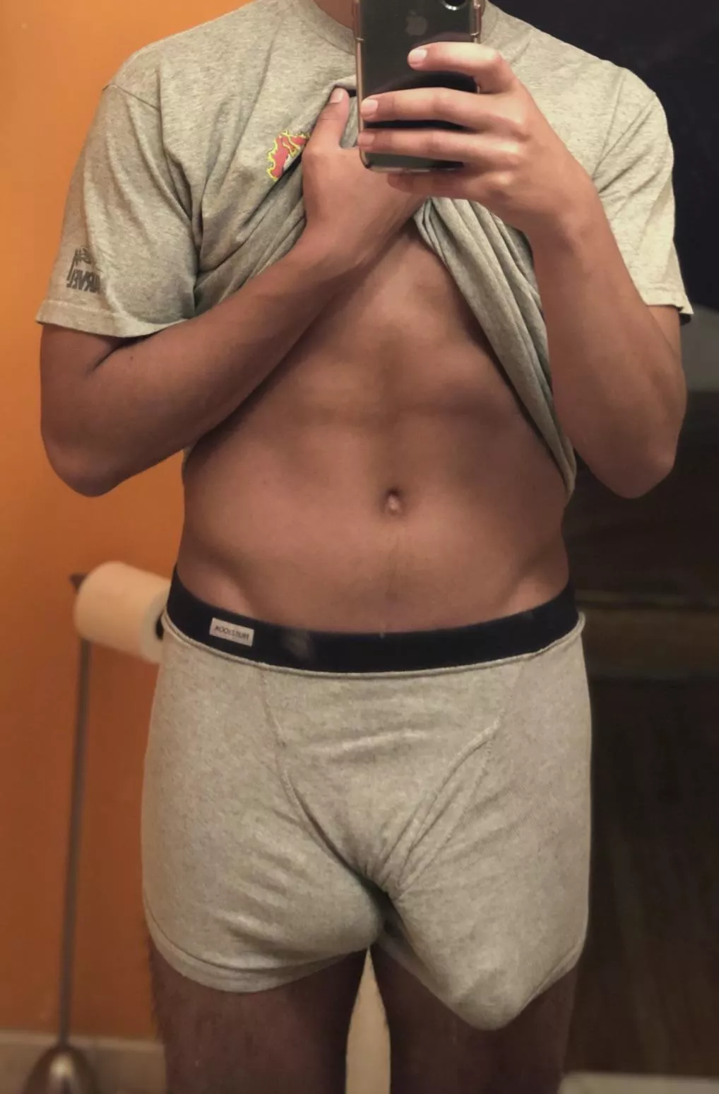 WWYD if your roomie walked around with this HUGE bulge?