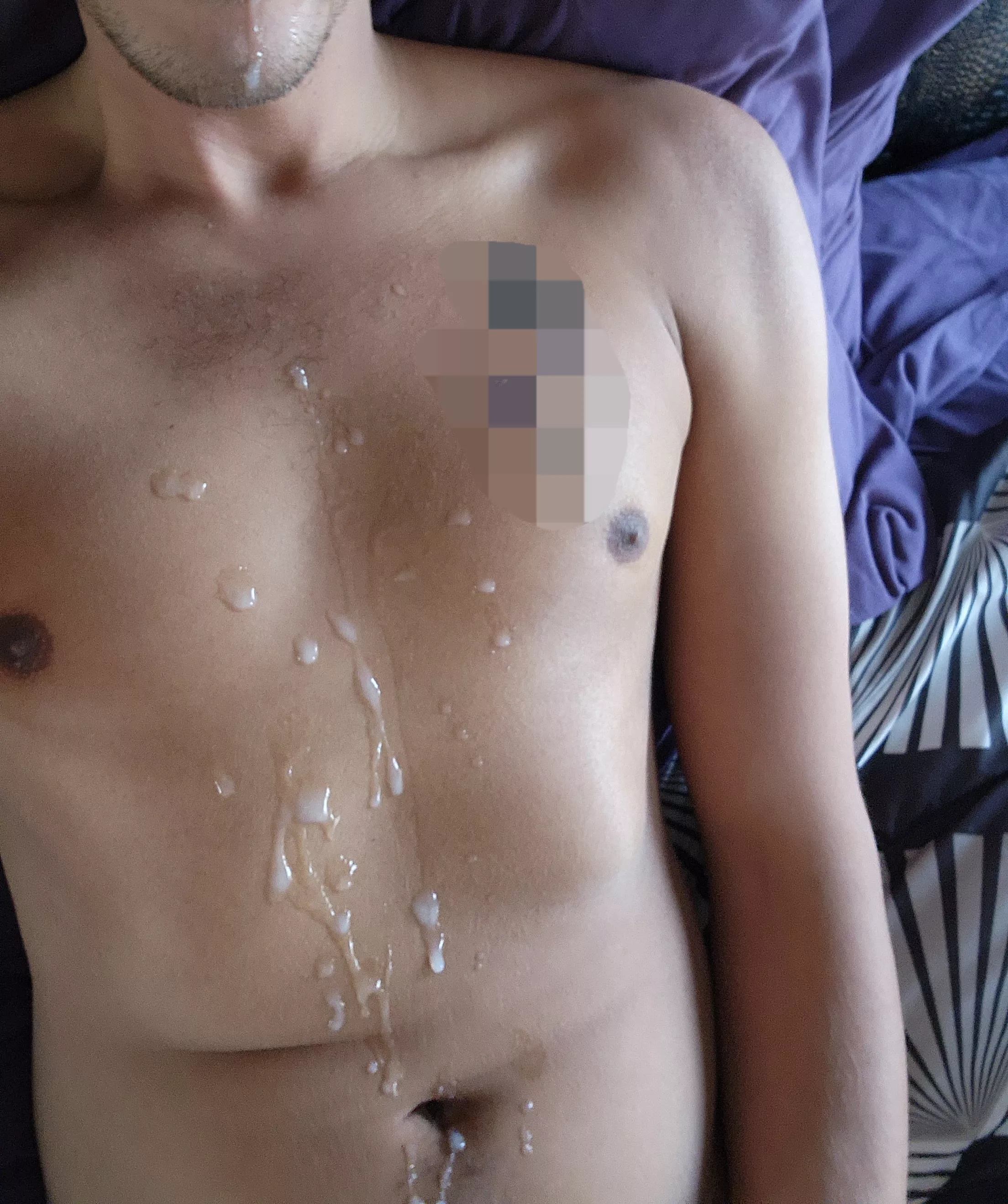 Accidentally sprayed my face