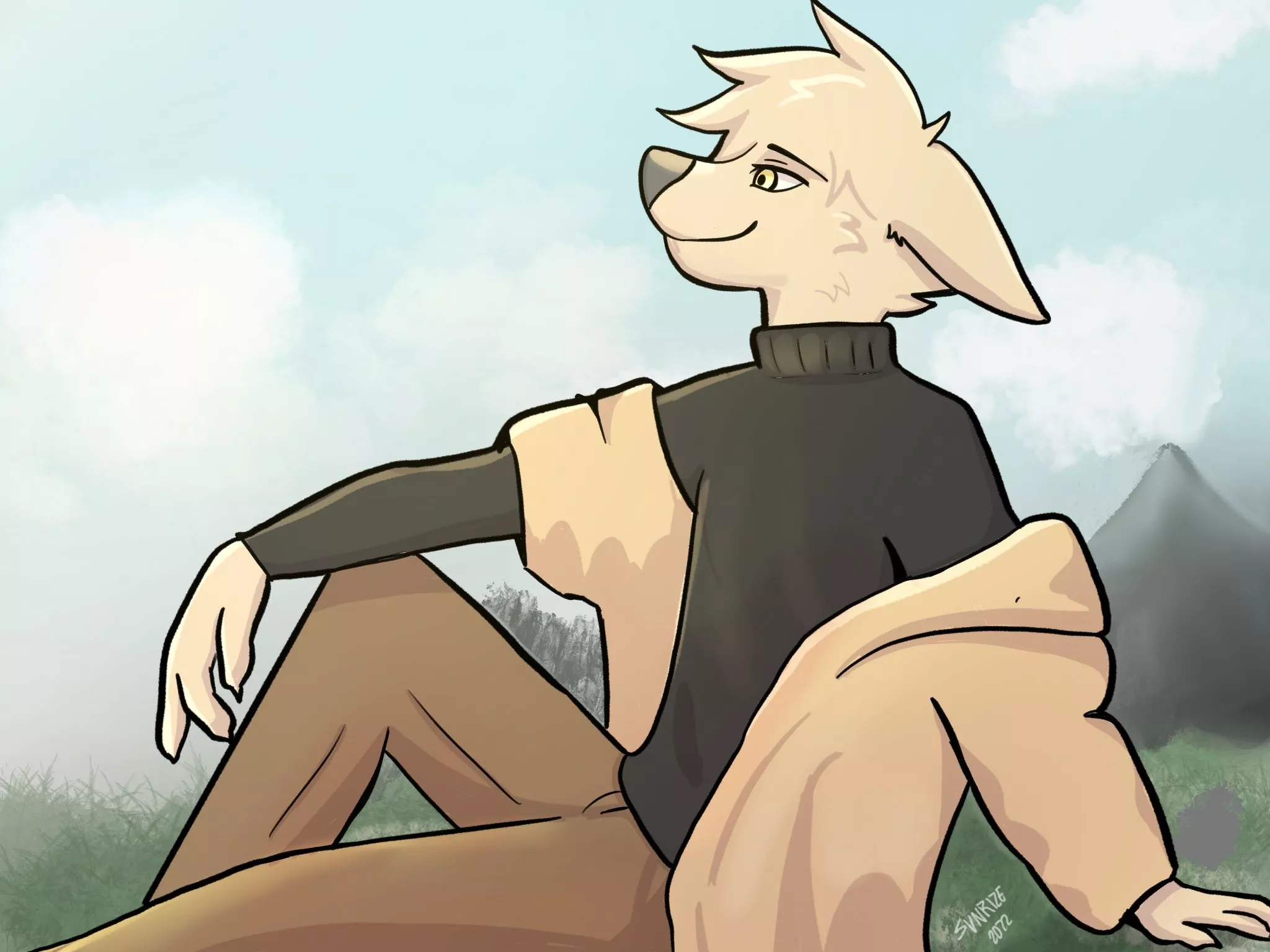 [Art By me] I like to draw chill things uwu