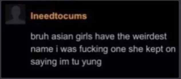 Asians got very confusing names..