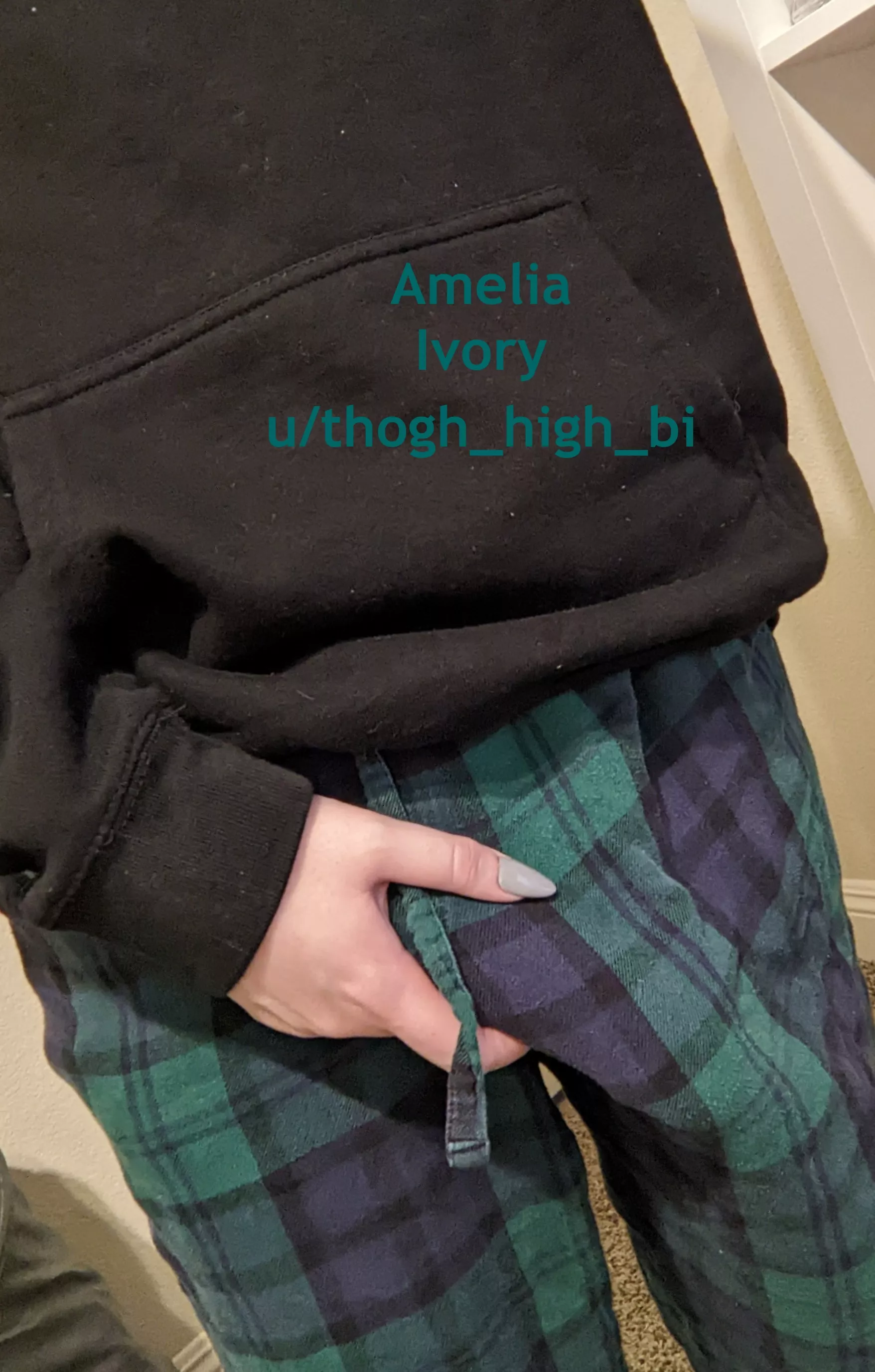 Cozy in my Pajama pants