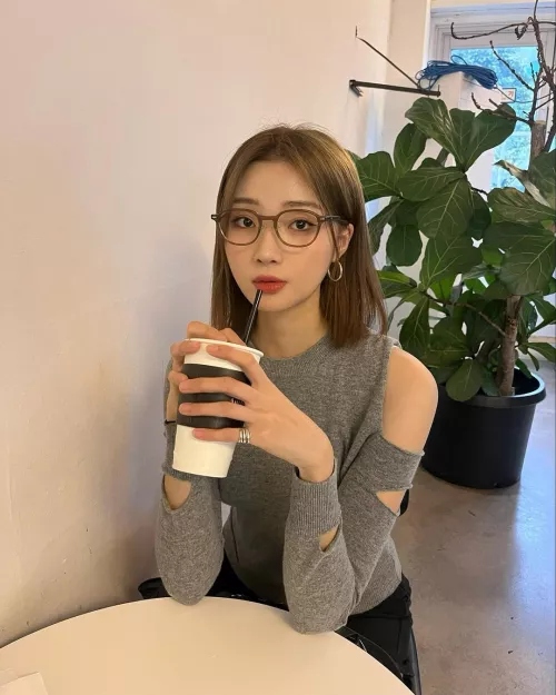 Cute in glasses