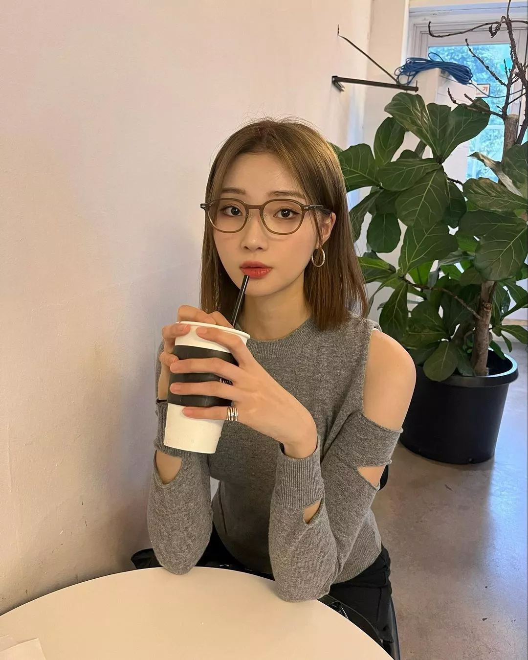 Cute in glasses