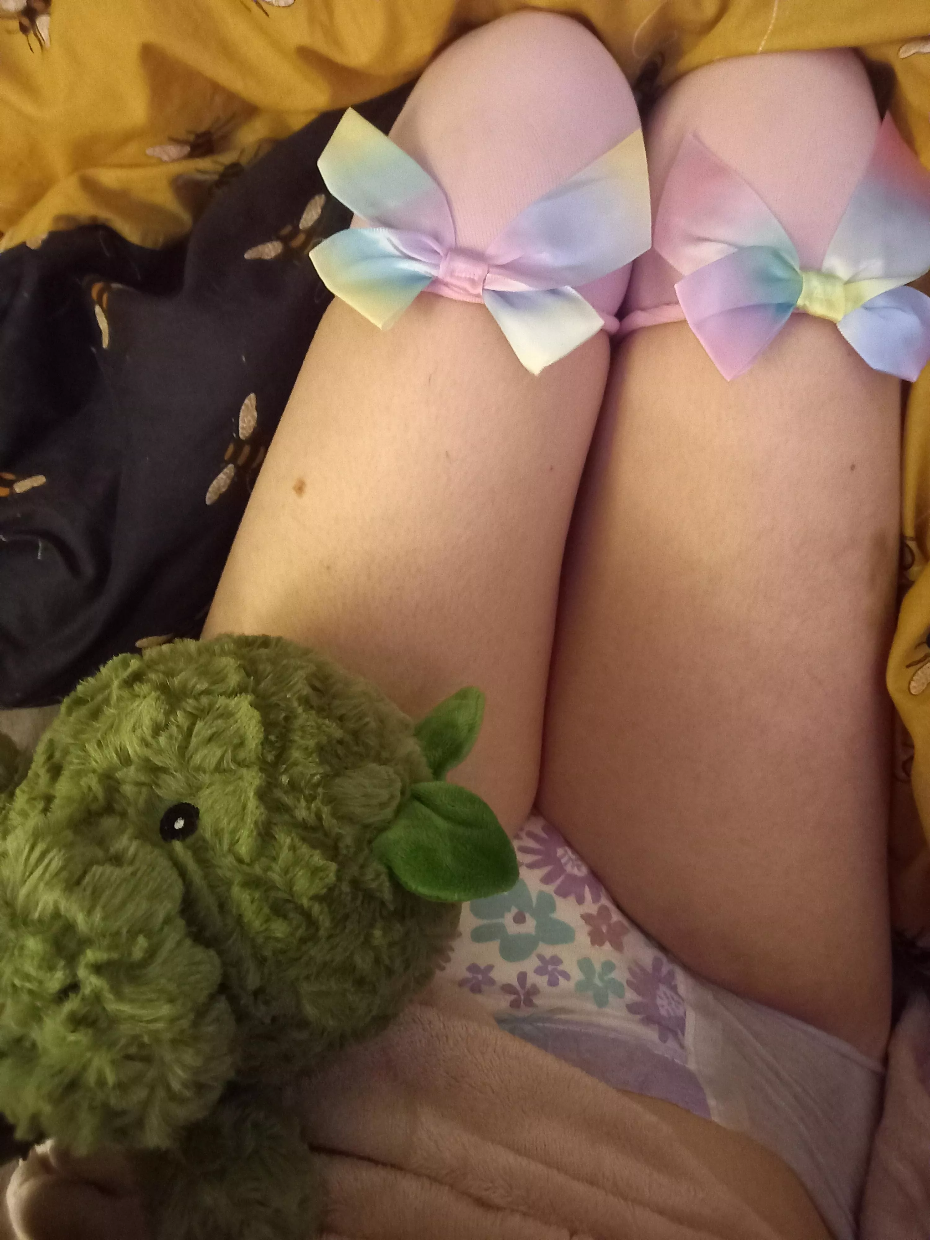 Cute lil PullUps and over knee socks :)