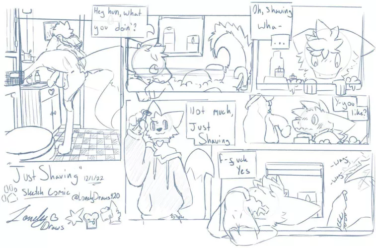 Dumb sketch comic (me)