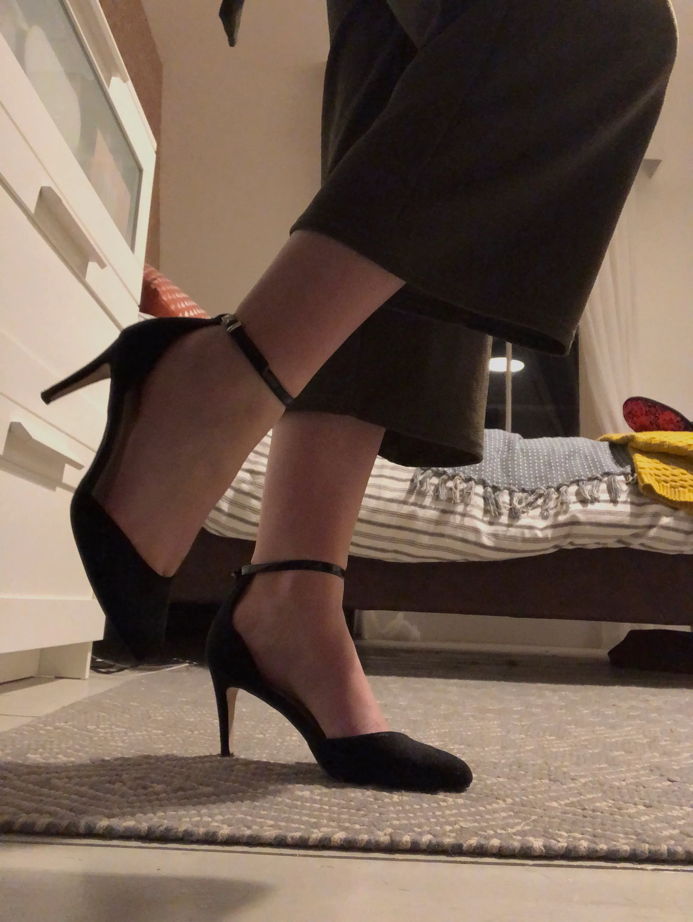 Fuck me in my new shoes?