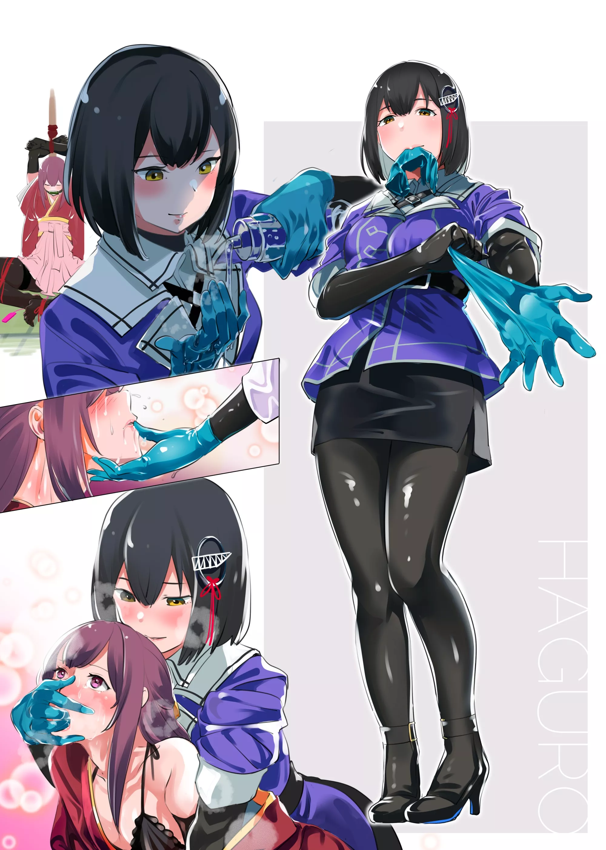 Getting ready to play with her toy