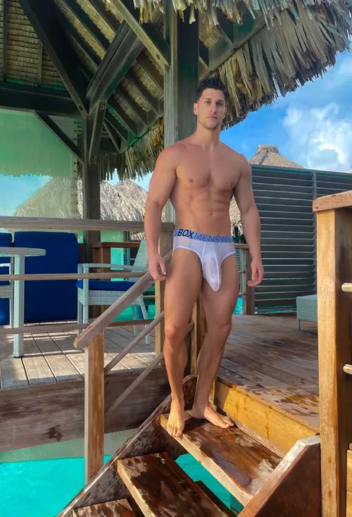 His underwear isn’t hiding anything