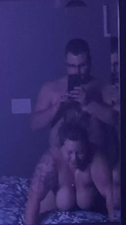 Hitting it from behind. God it feels so good.