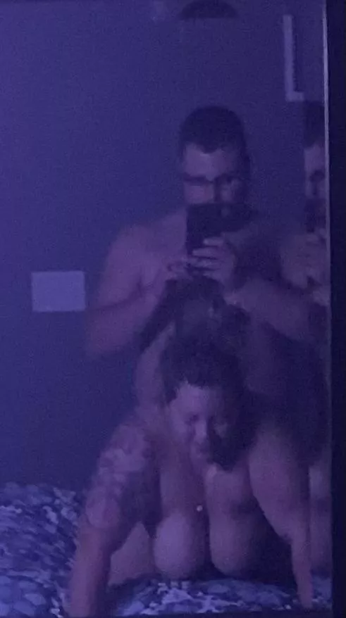 Hitting it from behind. God it feels so good.