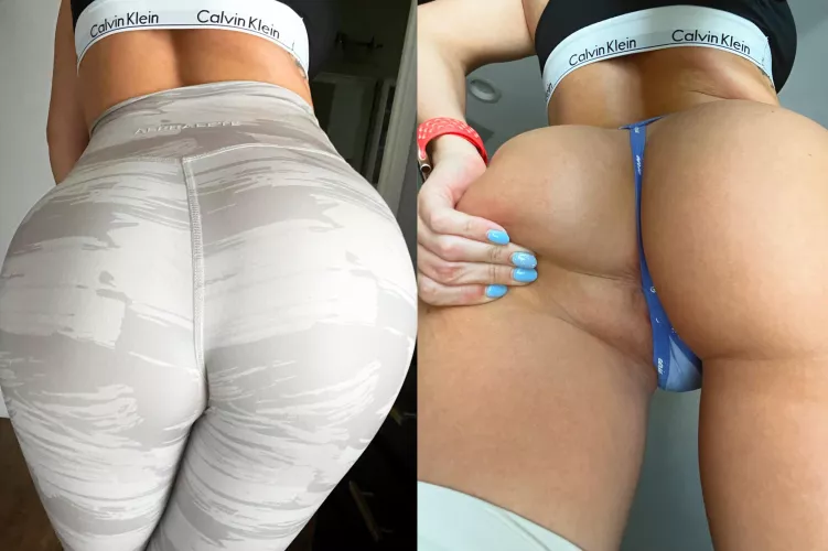 Hope you enjoy my bubble butt in and out of my yoga pants