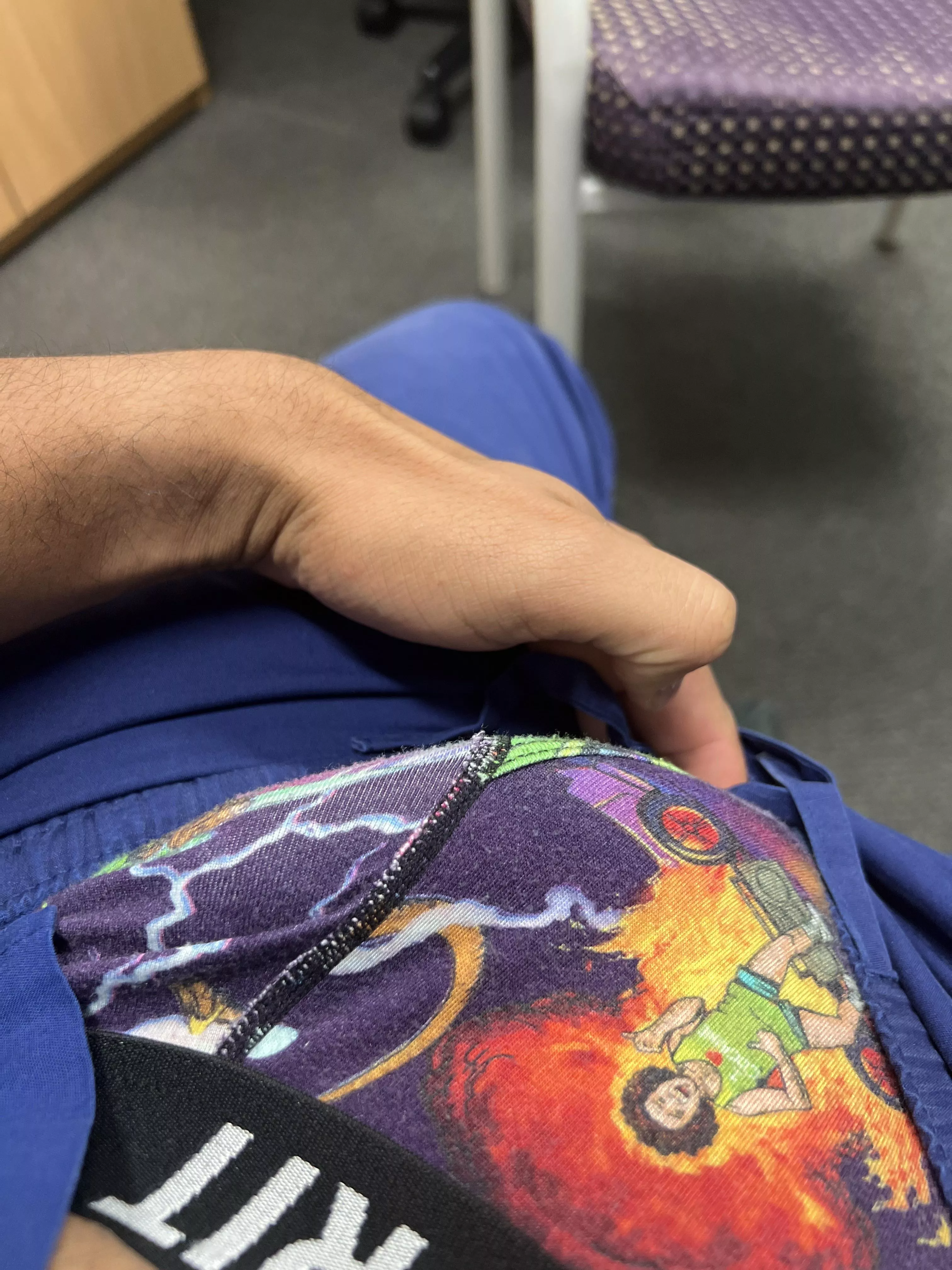 How do we feel about a scrubs bulge