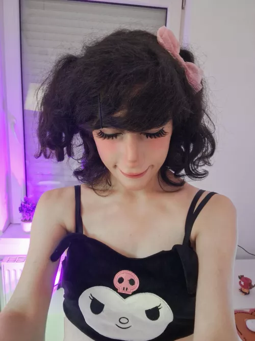 i found my hairstyle so cute today!