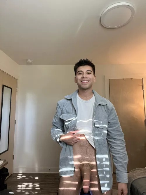 I thought the lighting on my cock was artistic