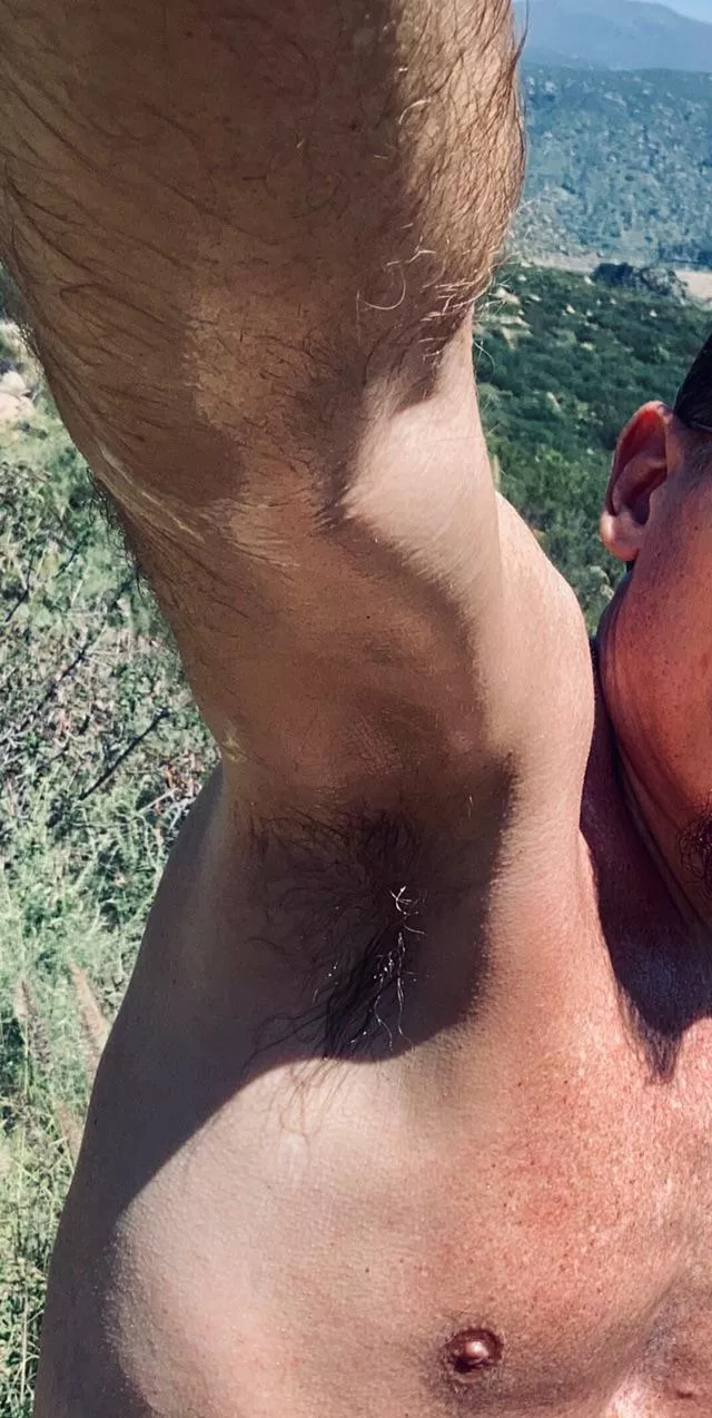 If we were hiking and I grabbed you for a bro hug would you get a lick in?