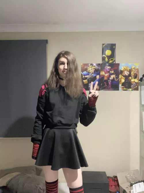 I’m a big fan of looks that use red and black what you think 🖤❤️🖤